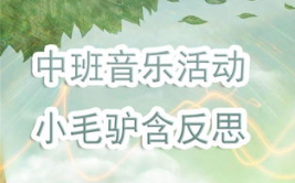 中班下学期音乐歌唱活动反思与总结分析,反思与总结——探索幼儿音乐素养提升之道