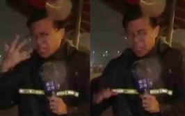 气象记者崩溃嘶吼,勇敢无畏的报道瞬间